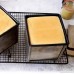 Freebily Square Baking Bakeware Bread Mold Toast Cube Box Non-stick Teflon Coating with Lid Silver 6cm - B07D9BQ7X3